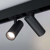 Магнитный трековый светильник 12W Белый дневной MAG-SPOT-45-R85 36deg  24V на магнитный шинопровод черный 032646