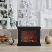 фигурка  светодиодная КАМИН UL-00011316 ULD-L2821-005-DNC-RED BLACK FIREPLACE