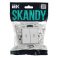 Выключатель встраиваемый двухклавишный с подсветкой IEK SKANDY SK-V20-1-10-K01 SK-V09W арктический белый