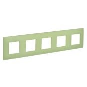 Рамка пластик 5 постов IEK SKANDY SK-M52-K06 SK-F05M мятный