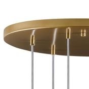 Люстра подвесная Lightstar без лампы 813062 GLOBO 6х40W E14 белый/золота