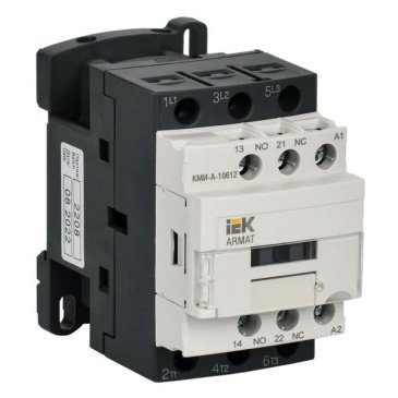 Контактор 6А 24VAC/АС3 КМИ-А-10612 LC1D контакт 1NO/1NC AR-ACC-11-006-024-11 ARMAT IEK