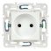Штепсельная розетка встраиваемая IEK SKANDY 10А SK-R10-10-K01 SK-R02W без з/к без шторок арктический белый