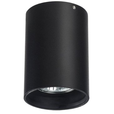 Накладной светильник Lightstar без лампы 214417 Ottico HP16 GU10 цилиндр черный