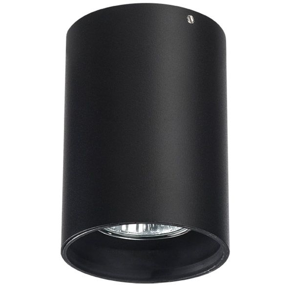 Накладной светильник Lightstar без лампы 214417 Ottico HP16 GU10 цилиндр черный