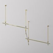 Шинопровод 1м Flarity TRX154-111BS латунь