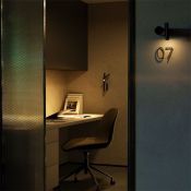 Накладной светильник-бра   3W Белый теплый MOD433WL-L3B3K Утилита / Utility 220V IP20 черный