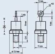 Диод  32.0А  1200V Д122-32-12