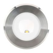 светильник   9W Белый дневной 032213  LTD-GROUND-TILT-R80-9W 220V IP67 круглый встраиваемый серебристый