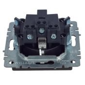 Штепсельная розетка встраиваемая IEK BRITE 16А BR-R11-16-K45 РС11-1-0-БрТБ с з/к без з/ш бронза