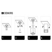 Накладной светильник DENKIRS без лампы SORO DK3030-WH GU5.3 квадратный белый