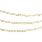 Светодиодная лента Белый теплый 2835 24V 24W/m 240Led/метр 059180 FC-A240-10mm CX1 (резка 1 светодиод) 2700K