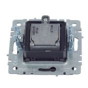 Розетка встраиваемая комбинированная IEK BRITE BR-AF20-O-K53 РТВ/РСп12-БрГ TV+SAT графит