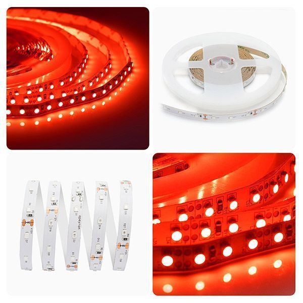 Светодиодная лента Красный 3528 12V  4.8W/m 60Led/метр 35BL Стандарт 8мм блистер Светодиодная лента Красный 3528 12V  4.8W/m 60Led/метр 35BL Стандарт 8мм блистер