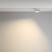 Трековый светильник 10W Белый теплый TR077-2-10W3K-W Точки / Points Rot Gravity 3000K белый