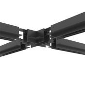 Соединитель для однофазного шинопровода SMART HIDE X-образный TR2114-BK встраиваемый черный