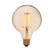 лампа ретро светодиодная Vintage форма шар 4W 056-793 G125 2C4 CLEAR/E27 диммируемая