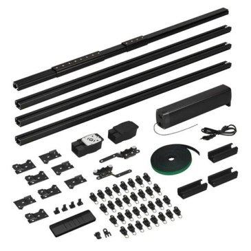 Карниз для штор с электроприводом CNK-M1-TY-RF-4M-BK длиной до 4,15м 061463 TUYA