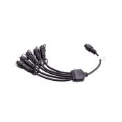Провод-разветвитель для гирлянд UL-00013237 UCX-F90 S5-0.4M-BK черный 0.4м 5 выходов, статика-мерцание 0.4м IP67