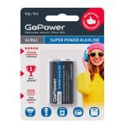 Батарейка 9.0V 6LR61/6F22 крона GoPower