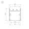 алюминиевый профиль SL-LINE-3638-LW-3000 WHITE 043975(1)