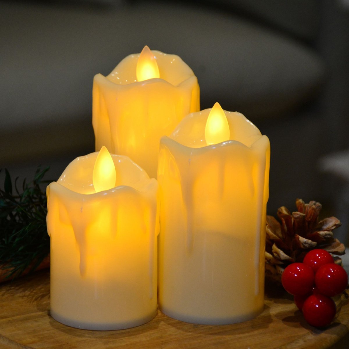 фигурка  светодиодная набор СВЕЧИ Белый теплый UL-00012458 ULD-F063 WW CANDLE SET3