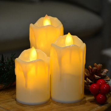 фигурка  светодиодная набор СВЕЧИ Белый теплый UL-00012458 ULD-F063 WW CANDLE SET3