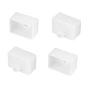 Заглушка для WPH-FLEX-3020 WHITE с отверстием (комплект) 062644