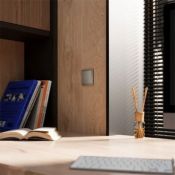 Выключатель встраиваемый VOLTUM S70 для жалюзи 10А шелк