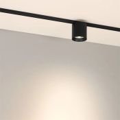 Магнитный трековый светильник  7W Белый теплый MAG-MICROCOSM-POINT-R68 36deg 24V черный 051759