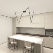 Готовый набор ременной трековой системы DENKIRS  40W Белый дневной Belty DK55SET03-04-DB подвесной тёмно-серый
