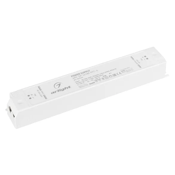 Блок питания (AC-DC) 24V  180W 047444 ARV-SP-24180-PFC-A IP20 пластик