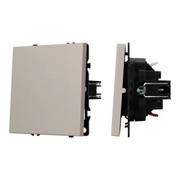 Выключатель встраиваемый одноклавишный проходной Arlight 059432 SWT-NOBE-MKP1-SFPL-CA кашемир