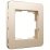 Рамка металлическая 1 пост WERKEL Platinum W0012611 шампань