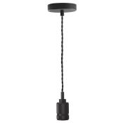 подвес Vintage 058-216 SUN-LUMEN 103/ E27 BLACK черный провод, с кольцом подвес Vintage 058-216 SUN-LUMEN 103/ E27 BLACK черный провод, с кольцом