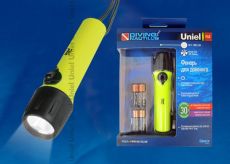 фонарь пластиковый Uniel P-WP011-BB Yellow 08789 Premium IP68 водонепроницаемый