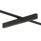 Трековый светильник однофазный  40W Белый теплый SOLID EDDER DK6634-BK IP20 на шинопровод черный