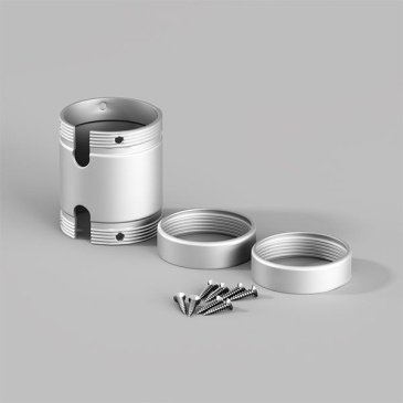 Коннектор для гибкого неона Maytoni NEMO 20322 соединительный для сращивания круглого неона 360° D25 серебро