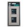 Рамка стеклянная 2 поста IEK SKANDY SK-M22-G-K37 SK-F22Sh шампань