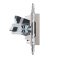 Розетка встраиваемая компьютерная IEK SKANDY SK-K10-1-K37 SK-K01Sh RJ45 кат.5E шампань