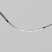 Коннектор радиусный R300 TRA044-angle-W Exility встраиваемый под ГКЛ 9,5мм белый