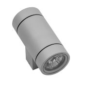 светильник Lightstar без лампы 351609 PARO 2xGU10 220V IP65 цилиндр двухсторонний накладной серый