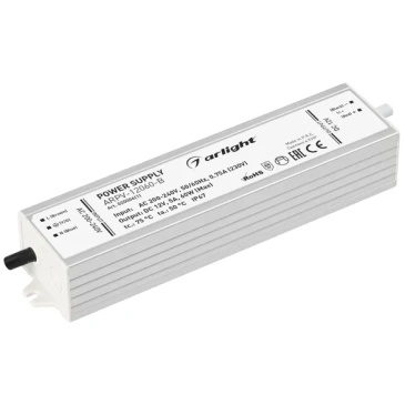 Блок питания (AC-DC) 12V  60W 020006(1) ARPV-12060-B  герм IP67  металл
