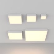 Накладной светильник  24W Белый теплый C032CL-24W3K-SQ-W Зон / Zon 220V IP20 квадратный белый