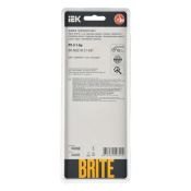 Рамка металлическая 3 поста IEK BRITE BR-M32-M-21-K37 РУ-3-1-Бр шампань RE AL