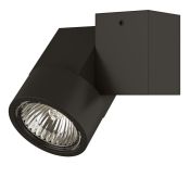Накладной светильник Lightstar без лампы 051027 ILLUMO HP16X1  GU10 прямоугольный поворотный черный