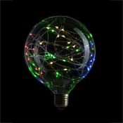 лампа декоративная светодиодная шар G125 RGB 1.5W 057-059  Starry E27