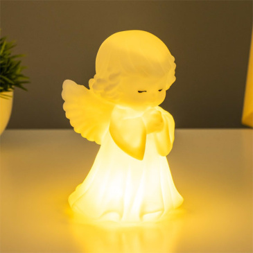 фигурка  светодиодная  «Ангелочек» 8х8,5х14,5 см батарейки 3хG13, свечение тёплое белое