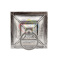 фигурка  светодиодная "ФОНАРЬ"  Белый, 501-065, 2Led, 4хААА, бронзовый корпус, IP20