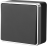 Выключатель накладной  одноклавишный проходной WERKEL GALLANT WL15-01-03 / W5012035 черный/хром